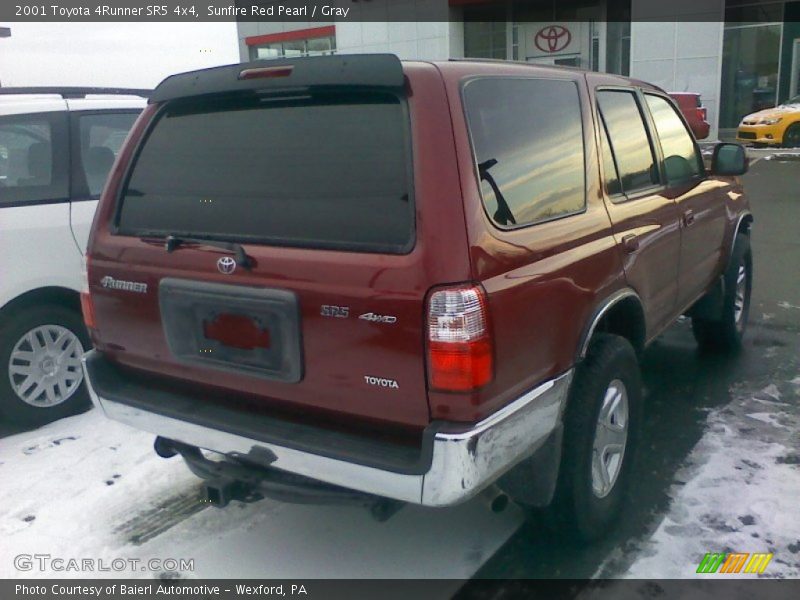 Sunfire Red Pearl / Gray 2001 Toyota 4Runner SR5 4x4