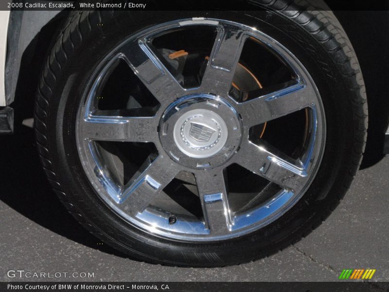 White Diamond / Ebony 2008 Cadillac Escalade