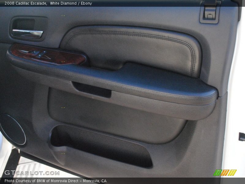 White Diamond / Ebony 2008 Cadillac Escalade