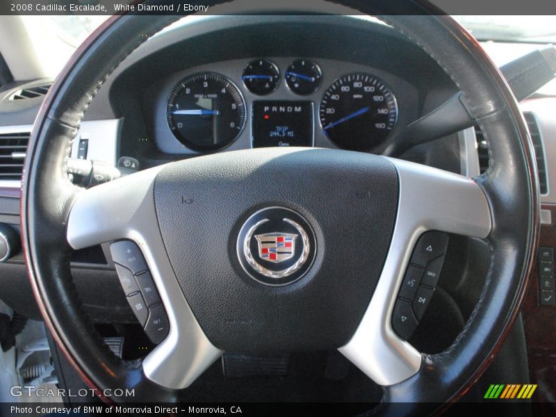 White Diamond / Ebony 2008 Cadillac Escalade