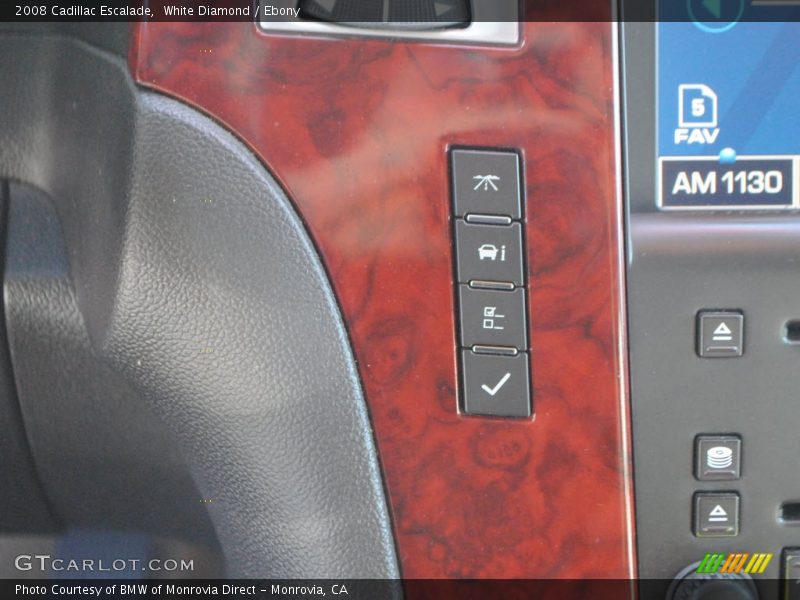 White Diamond / Ebony 2008 Cadillac Escalade