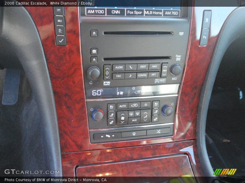 White Diamond / Ebony 2008 Cadillac Escalade