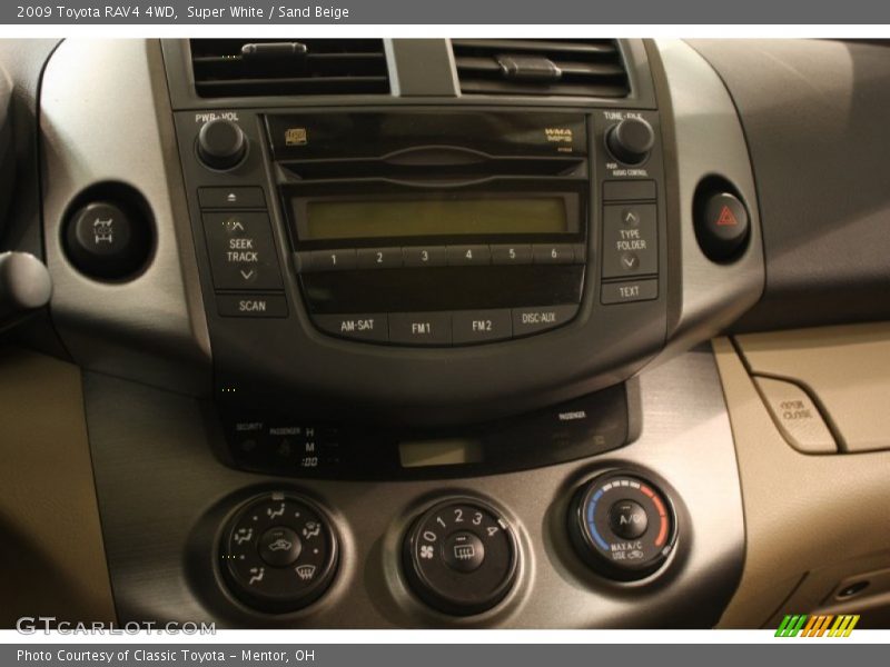 Super White / Sand Beige 2009 Toyota RAV4 4WD