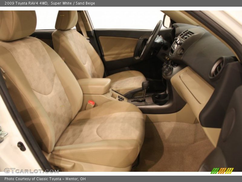 Super White / Sand Beige 2009 Toyota RAV4 4WD