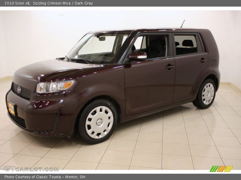 Sizzling Crimson Mica / Dark Gray 2010 Scion xB
