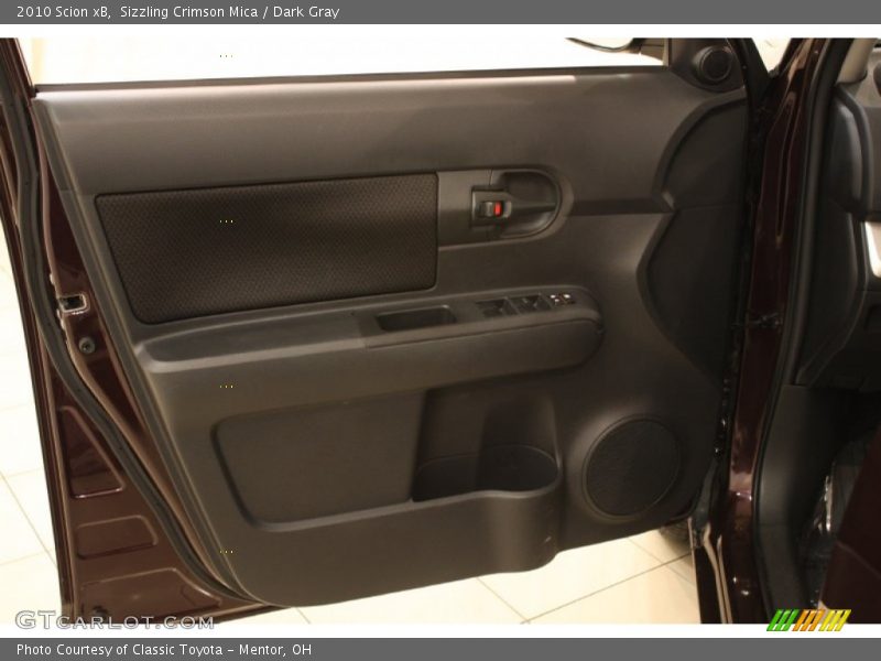 Sizzling Crimson Mica / Dark Gray 2010 Scion xB