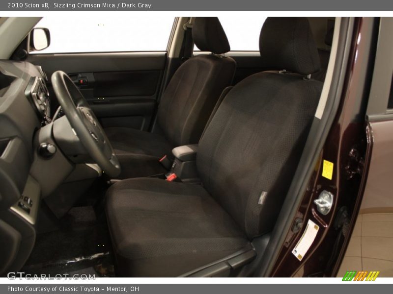 Sizzling Crimson Mica / Dark Gray 2010 Scion xB