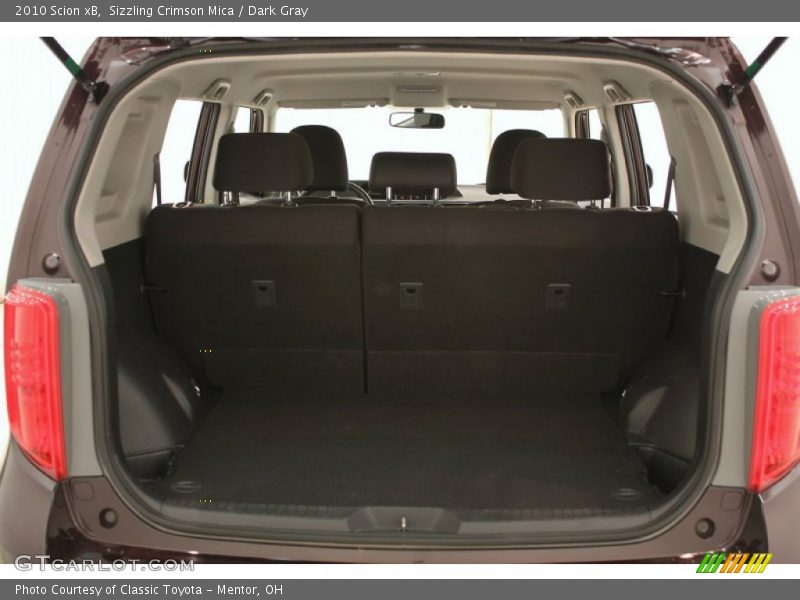 Sizzling Crimson Mica / Dark Gray 2010 Scion xB