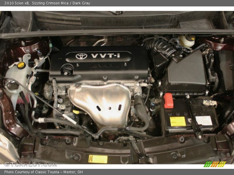 Sizzling Crimson Mica / Dark Gray 2010 Scion xB