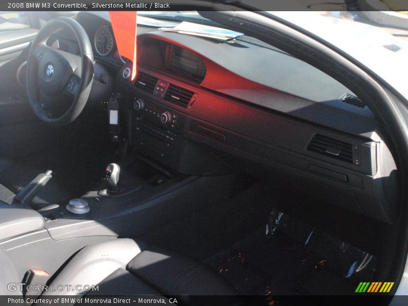 Silverstone Metallic / Black 2008 BMW M3 Convertible
