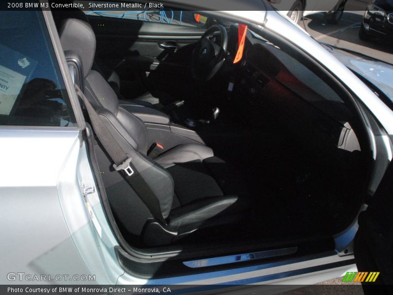 Silverstone Metallic / Black 2008 BMW M3 Convertible