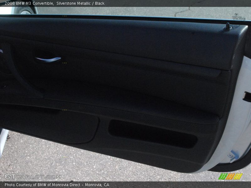 Silverstone Metallic / Black 2008 BMW M3 Convertible
