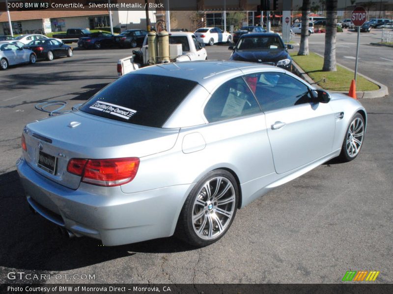 Silverstone Metallic / Black 2008 BMW M3 Convertible