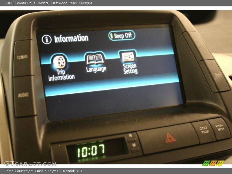 Driftwood Pearl / Bisque 2008 Toyota Prius Hybrid