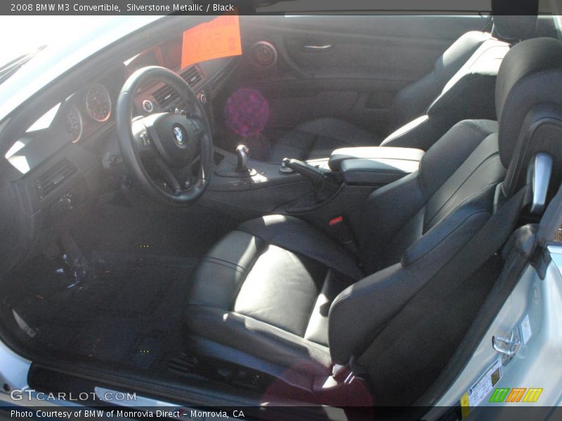 Silverstone Metallic / Black 2008 BMW M3 Convertible