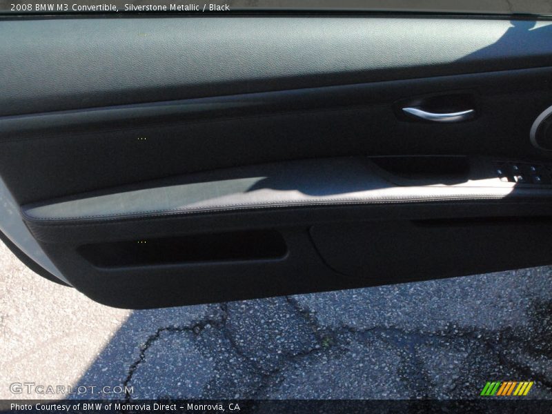 Silverstone Metallic / Black 2008 BMW M3 Convertible