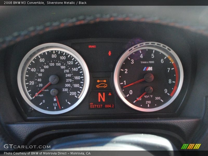  2008 M3 Convertible Convertible Gauges