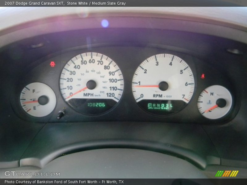 Stone White / Medium Slate Gray 2007 Dodge Grand Caravan SXT