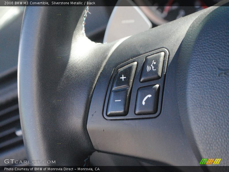 Silverstone Metallic / Black 2008 BMW M3 Convertible
