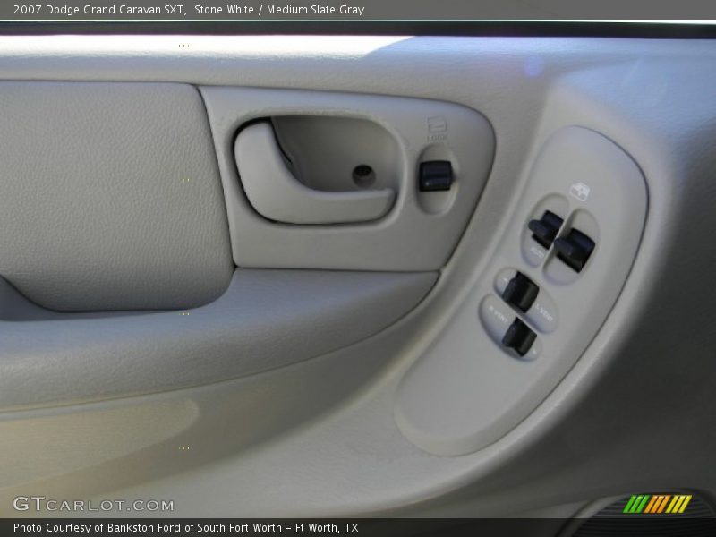 Stone White / Medium Slate Gray 2007 Dodge Grand Caravan SXT