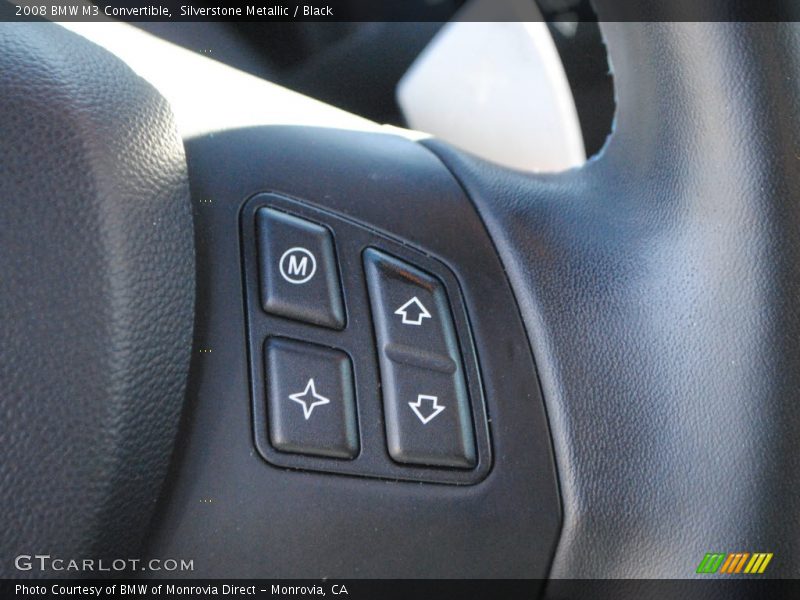 Silverstone Metallic / Black 2008 BMW M3 Convertible