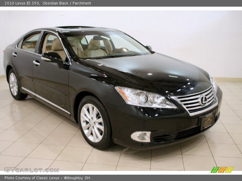 Obsidian Black / Parchment 2010 Lexus ES 350