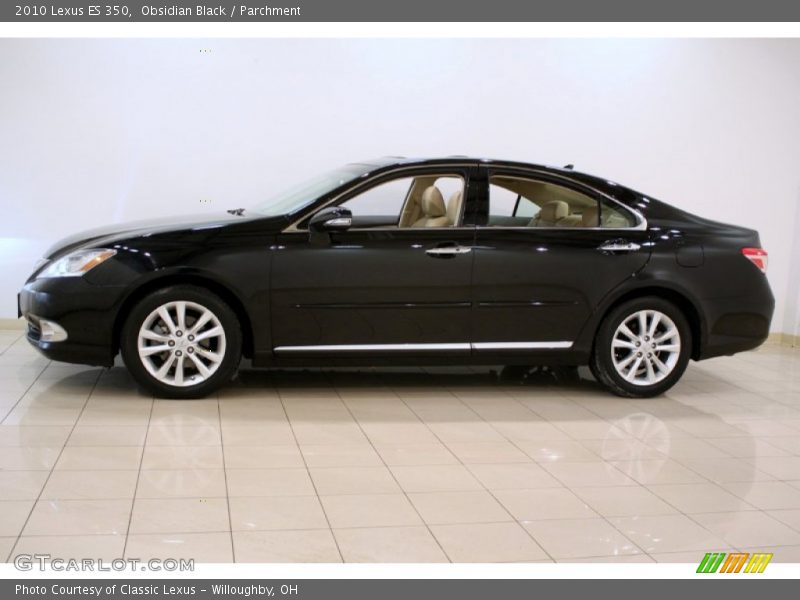 Obsidian Black / Parchment 2010 Lexus ES 350