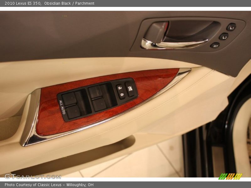 Obsidian Black / Parchment 2010 Lexus ES 350