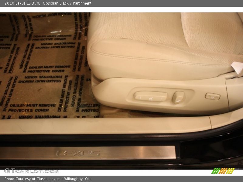 Obsidian Black / Parchment 2010 Lexus ES 350
