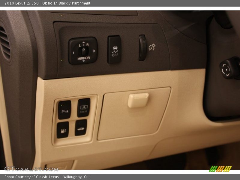 Obsidian Black / Parchment 2010 Lexus ES 350