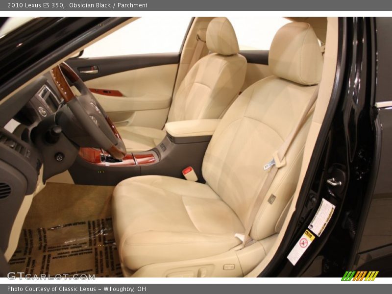 Obsidian Black / Parchment 2010 Lexus ES 350