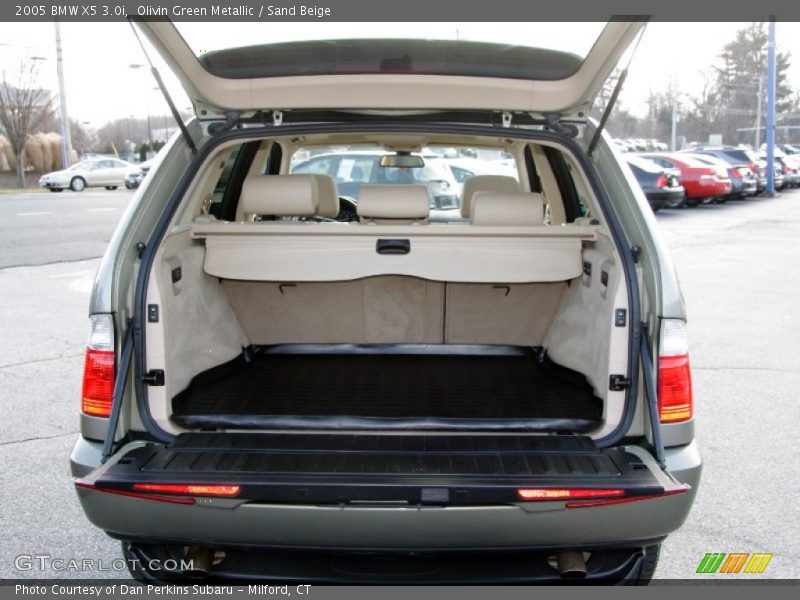 Olivin Green Metallic / Sand Beige 2005 BMW X5 3.0i