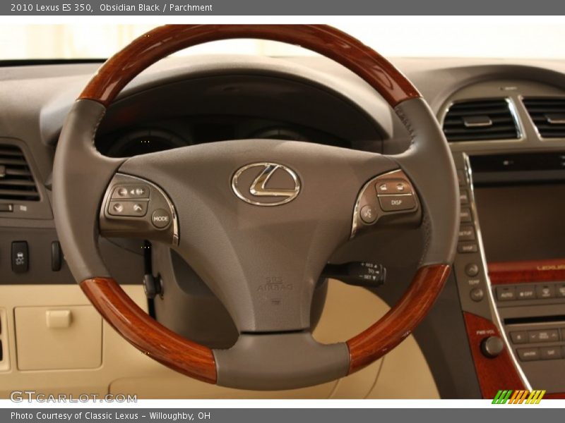 Obsidian Black / Parchment 2010 Lexus ES 350