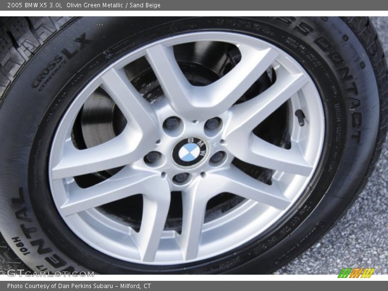 Olivin Green Metallic / Sand Beige 2005 BMW X5 3.0i