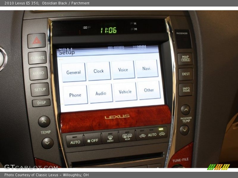 Obsidian Black / Parchment 2010 Lexus ES 350