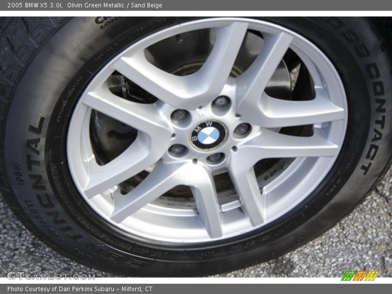 Olivin Green Metallic / Sand Beige 2005 BMW X5 3.0i