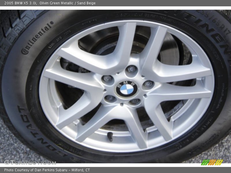 Olivin Green Metallic / Sand Beige 2005 BMW X5 3.0i