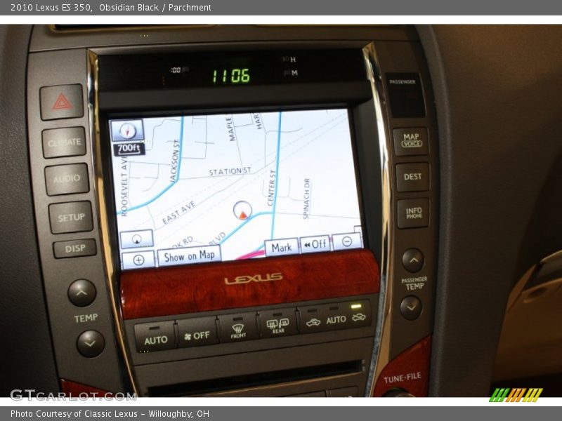 Obsidian Black / Parchment 2010 Lexus ES 350