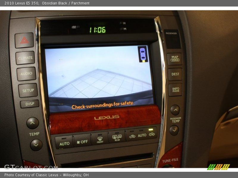 Obsidian Black / Parchment 2010 Lexus ES 350