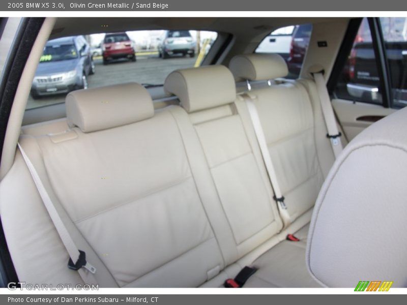 Olivin Green Metallic / Sand Beige 2005 BMW X5 3.0i