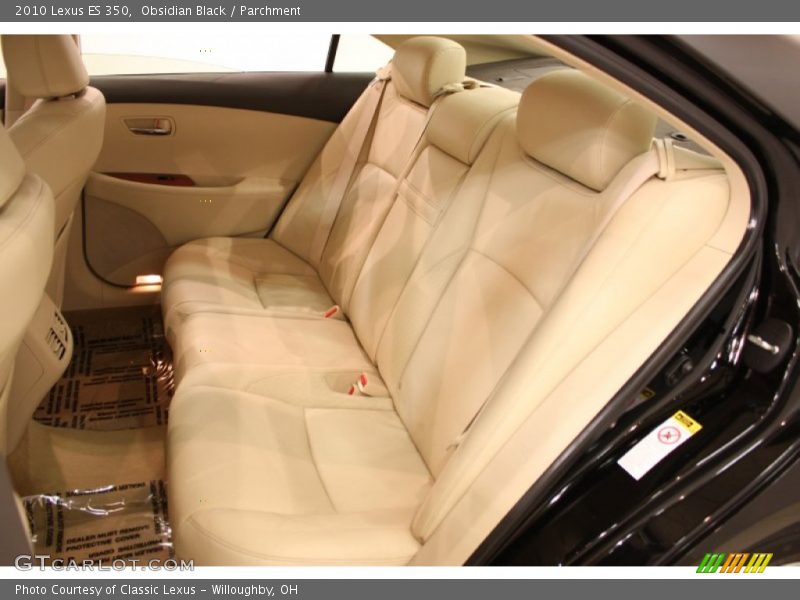 Obsidian Black / Parchment 2010 Lexus ES 350