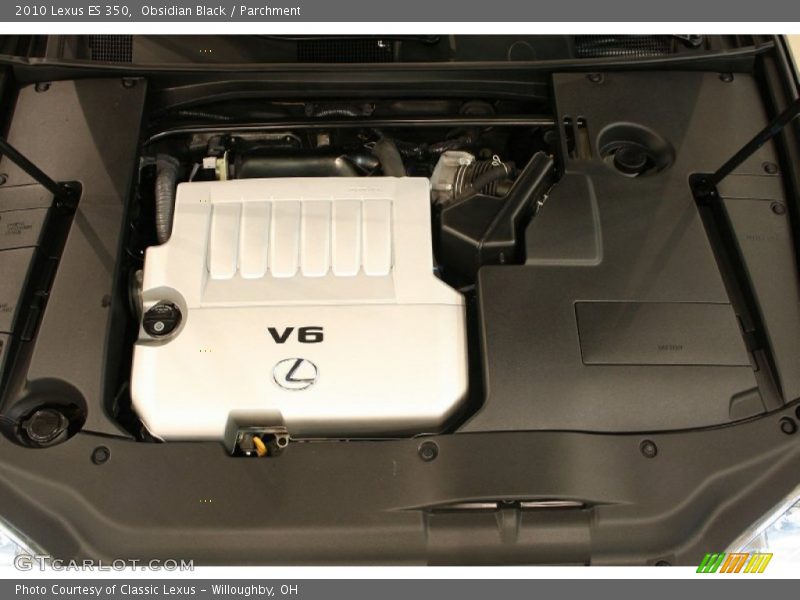 Obsidian Black / Parchment 2010 Lexus ES 350