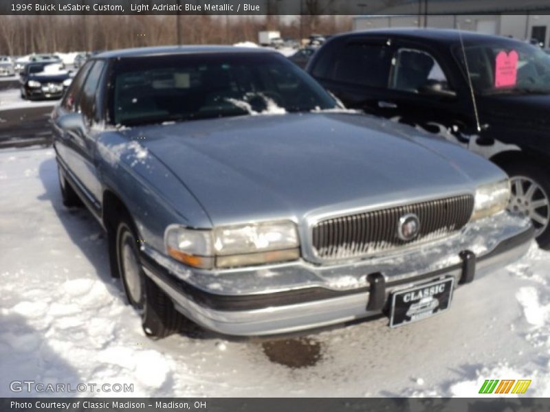 Light Adriatic Blue Metallic / Blue 1996 Buick LeSabre Custom
