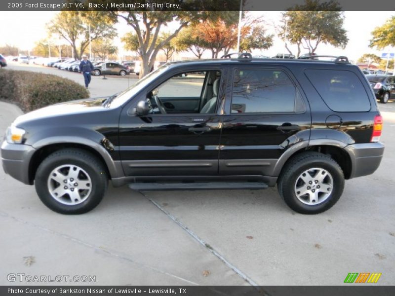 Black / Medium/Dark Flint Grey 2005 Ford Escape XLT V6
