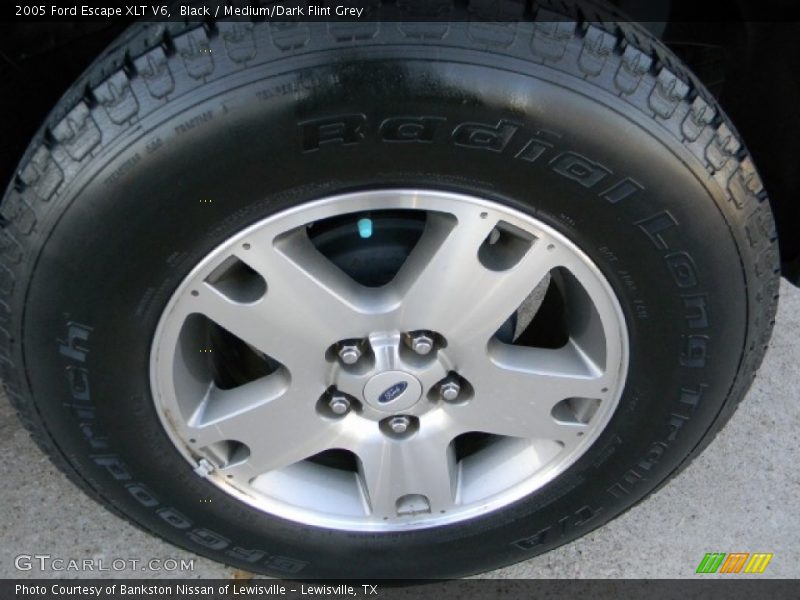 Black / Medium/Dark Flint Grey 2005 Ford Escape XLT V6