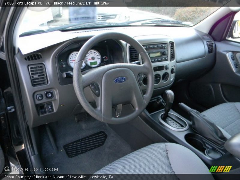 Black / Medium/Dark Flint Grey 2005 Ford Escape XLT V6