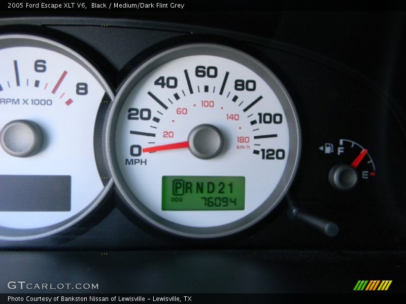 Black / Medium/Dark Flint Grey 2005 Ford Escape XLT V6