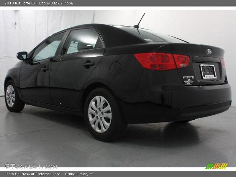 Ebony Black / Stone 2010 Kia Forte EX