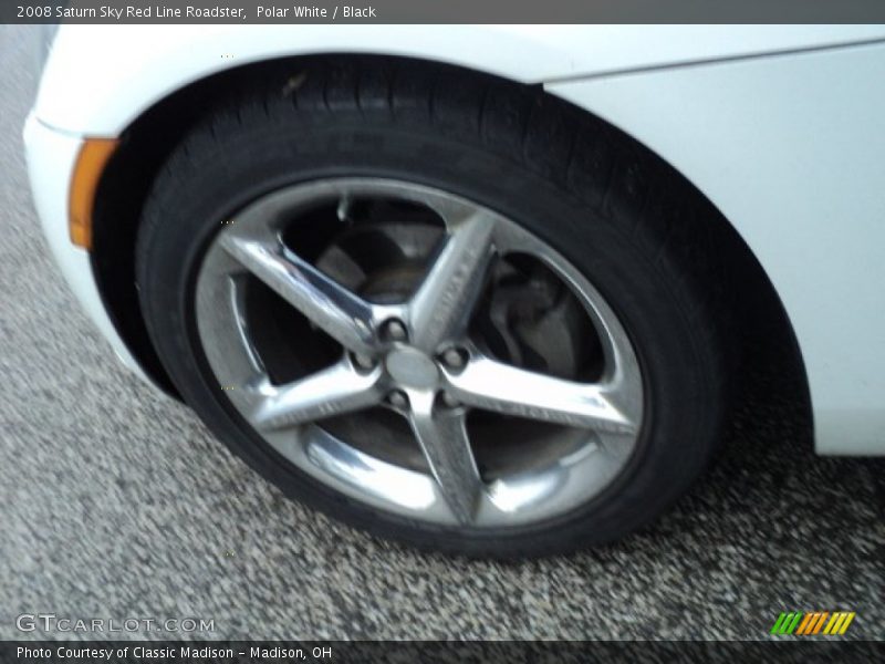 Polar White / Black 2008 Saturn Sky Red Line Roadster