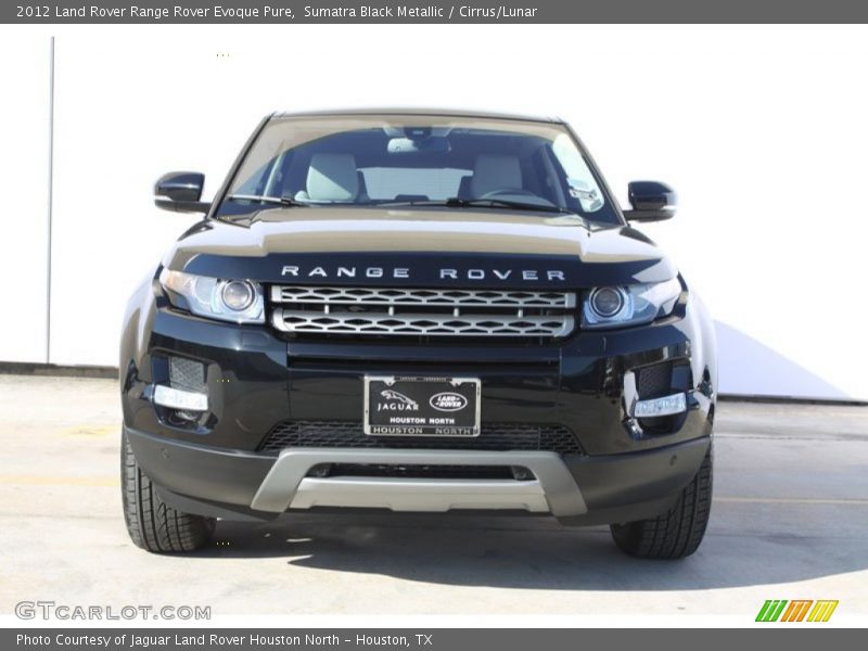 Sumatra Black Metallic / Cirrus/Lunar 2012 Land Rover Range Rover Evoque Pure